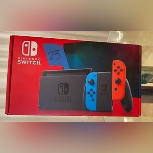 Nintendo - Switch with Neon Blue and Neon Red Joy‑Con (New)